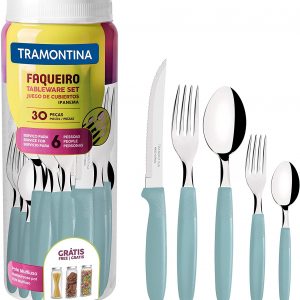 Jgo cubierto aqua ipanema 30 pcs Tramontina