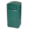 BASURERO VERDE PLAZA 21.5 X 20 X 41" 33 GAL RUBBERC