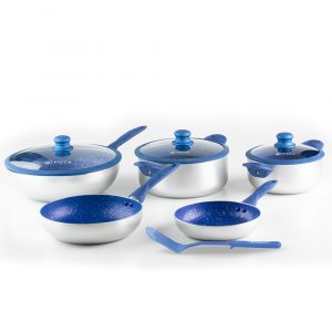 Batería de cocina Roma de 9 piezas