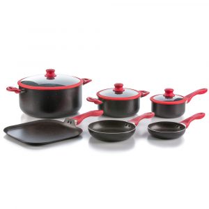 Batería de cocina Bari de 9 piezas Picca
