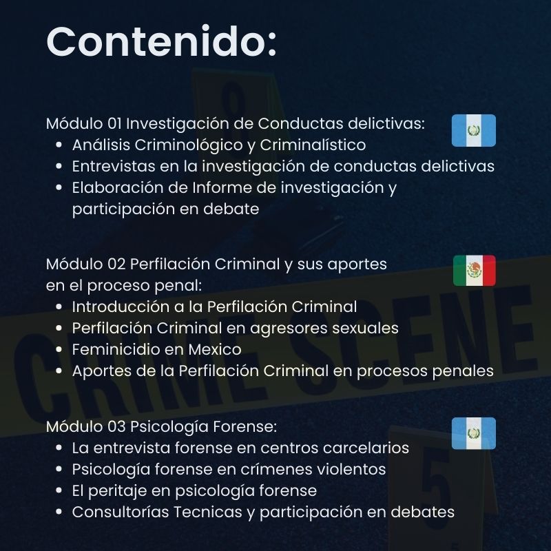 Formación en Perfilación Criminal e Investigación de Conductas Delictivas - Image 4
