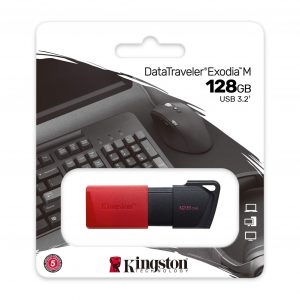 USB 128GB BLACK RED