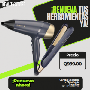 Combo secadora y plancha de sapphire