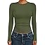 AUTOMET Womens Long Sleeve Shirts Basic Compression Going Out Crop Tops Fall Fashion Y2K Clothes 2025