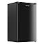 Upstreman 3.2 Cu.Ft Mini Fridge with Freezer, Single Door Mini Fridge, Dorm Fridge, Adjustable Thermostat, Mini Refrigerator for Bedroom, Office, Dorm, Black-BR321