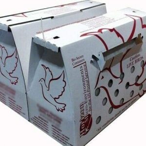 'Vented' Singles Live Chicken Shipping Boxes (10 pack)