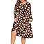 POSESHE Women's Plus Size Dresses Long Sleeves Crew Neck Casual Dresses Empire Waist Loose Flowy Dress with Pockets