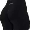 AUROLA Influence Workout Shorts for Women,2.5 3.5 4.5 5.5 6.5 No Roll Up Squat Proof Scrunch Seamless Compression Gym Short