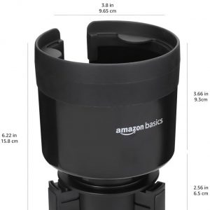 Amazon Basics Adaptador expansor para portavasos de con base ajustable