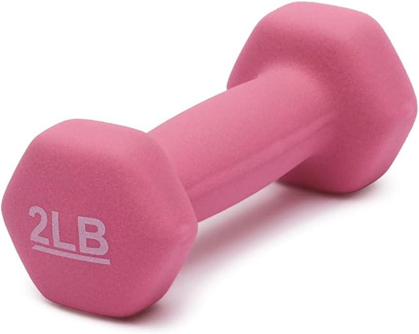 Amazon Basics Neoprene Dumbbell Hand Weights for Exercise and Muscle Toning - Image 3