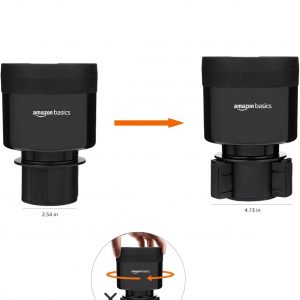 Amazon Basics Adaptador expansor para portavasos de con base ajustable