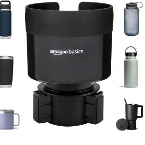 Amazon Basics Adaptador expansor para portavasos de con base ajustable