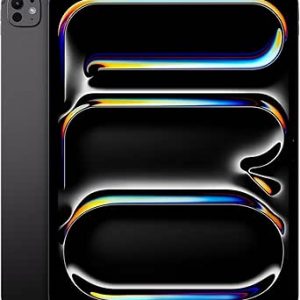 Apple iPad Pro 13-Inch (M4): Built for Apple Intelligence, Ultra Retina XDR Display, 512GB, 12MP Front/Back Camera, LiDAR Scanner, Wi-Fi 6E, Face ID, All-Day Battery Life — Space Black