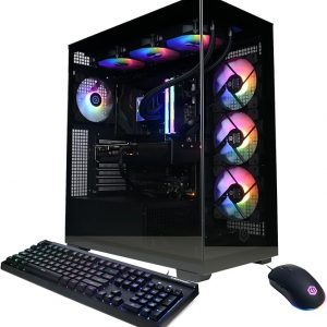 CyberPowerPC Gamer Xtreme VR Gaming PC, Intel Core i9-14900KF 3.2GHz, GeForce RTX 5070 12GB, 32GB DDR5, 2TB PCIe 4.0 SSD, WiFi Ready y Windows 11 Home (GXiVR8080A39)