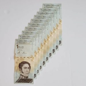 irnotes Billete Venezuela 1 Millón Bolívar Soberano Billete UNC|. Compra 2 juegos recibirás 3 X 100.000 carriles por valor de $30