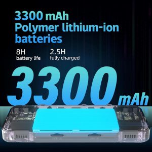 RG35XX H, Anbernic - Consola de juegos de mano retro con tarjeta 64GTF, diseño de doble joystick de 3.5 pulgadas, pantalla HD que dura hasta 8 horas de batería de alta capacidad para una mejor