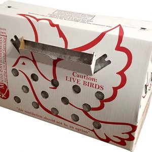 'Vented' Singles Live Chicken Shipping Boxes (10 pack)