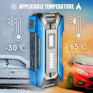 DNA MOTORING 12V 1500A 15000 mAh Portable Car Battery Jump Starter, Battery Pack Chargers, Jump Box， for Up to 7.0L Gas & 5.5L Diesel Engine TOOLS-00216 Blue