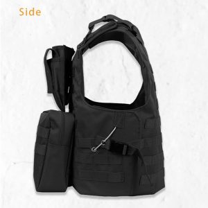 AZB Tactical Vest Adjustable Airsoft Paintball Vest with Removable Pouch