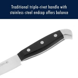 HENCKELS Premium Quality 15-Piece Knife Set with Block, Razor-Sharp, German Engineered Knife Informed by over 100 Years of Masterful Knife Making, Lightweight and Strong, Dishwasher Safe