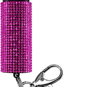 Guard Dog Security Bling it On Pepper Spray Keychain with Safety Twist Top Mini and Easy Carry Lightweight and Fashionable Maximum Police Strength OC Spray 16 Feet Range 0.5 fl oz