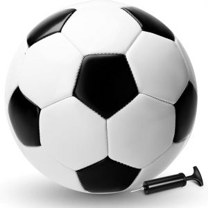 Soccer Ball Size 2 Size 3 Size 4 Size 5 with Pump Deflated - Single, 2 or 3 Pack Operation Christmas Child Items - Official Size & Weight Training Ball - Gift for Toddler Kids Boys Girls Youth Adult