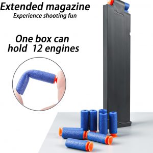 Toy Gun Automatic Sniper Rifle with Tactical Vest Kit, Scope. Toy Foam Blaster Dart Toys with 120 Darts, IR and Flashlight. The Shooting Activity Game for Kids Age 8+