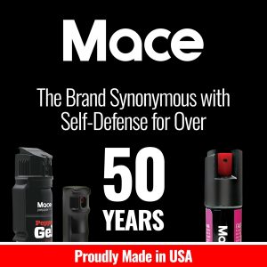 Mace Pepper Spray - Pocket, Sport, & Twist Lock Models, Max Strength 10% OC Formula, Long Lasting UV Dye, Self Defense Pepper Spray for Women & Men