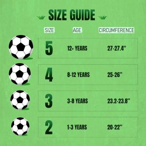 Soccer Ball Size 2 Size 3 Size 4 Size 5 with Pump Deflated - Single, 2 or 3 Pack Operation Christmas Child Items - Official Size & Weight Training Ball - Gift for Toddler Kids Boys Girls Youth Adult