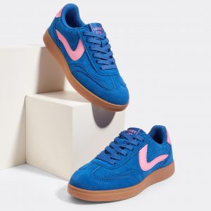 LUCKY STEP Women's Retro Fashion Sneakers Classic Casual Walking Shoes Non Slip Comfort Skate Shoes