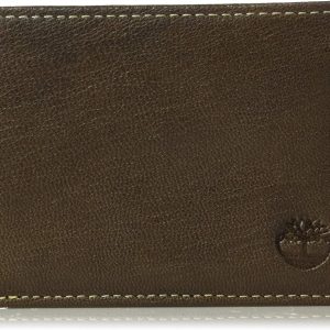 Timberland Cartera de seguridad RFID de cuero genuino para hombre