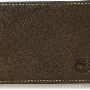 Timberland Cartera de seguridad RFID de cuero genuino para hombre