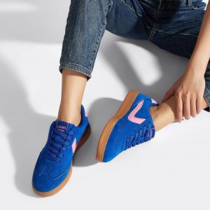 LUCKY STEP Women's Retro Fashion Sneakers Classic Casual Walking Shoes Non Slip Comfort Skate Shoes