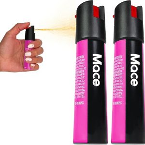 Mace Pepper Spray - Pocket, Sport, & Twist Lock Models, Max Strength 10% OC Formula, Long Lasting UV Dye, Self Defense Pepper Spray for Women & Men